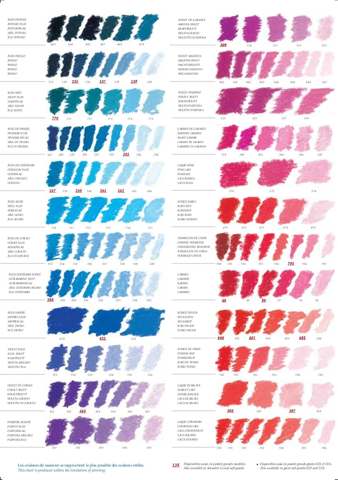 Sennelier Soft Pastell Sennelier Soft Pastell