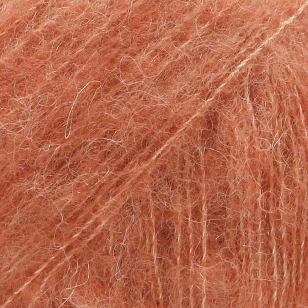DROPS Brushed Alpaca Silk Garn - 25 g - Hellrost DROPS Brushed Alpaca Silk Garn - 25 g - Hellrost