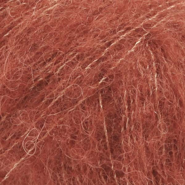 DROPS Brushed Alpaca Silk Garn - 25 g - Rost DROPS Brushed Alpaca Silk Garn - 25 g - Rost