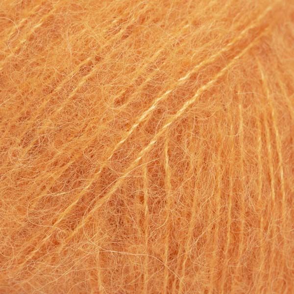 DROPS Brushed Alpaca Silk Garn - 25 g - Mandarine DROPS Brushed Alpaca Silk Garn - 25 g - Mandarine