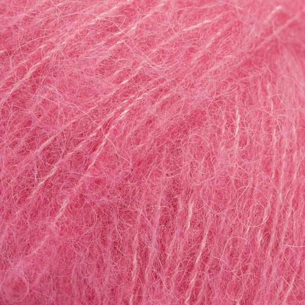 DROPS Brushed Alpaca Silk Garn - 25 g - Kräftiges Rosa DROPS Brushed Alpaca Silk Garn - 25 g - Kräftiges Rosa