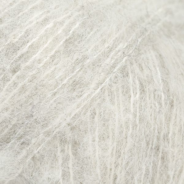 DROPS Brushed Alpaca Silk Garn - 25 g - Perlgrau DROPS Brushed Alpaca Silk Garn - 25 g - Perlgrau