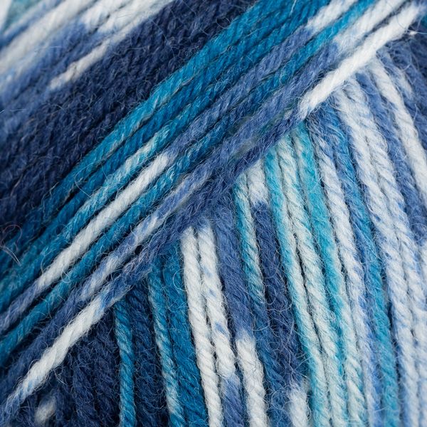 DROPS Fable Long Print Garn - 50 g - Küste DROPS Fable Long Print Garn - 50 g - Küste