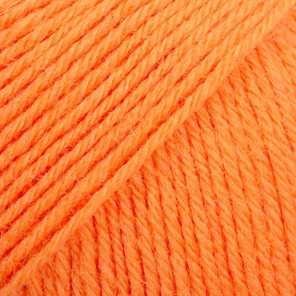 DROPS Fabel Uni Color Garn - 50 g - Electric Orange DROPS Fabel Uni Color Garn - 50 g - Electric Orange