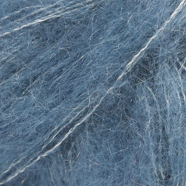 DROPS Kid-Silk Uni Color Garn - 25 g - Denimblau DROPS Kid-Silk Uni Color Garn - 25 g - Denimblau