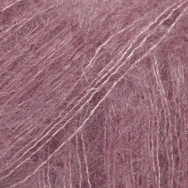 DROPS Kid-Silk Uni Color Garn - 25 g - Mauve DROPS Kid-Silk Uni Color Garn - 25 g - Mauve