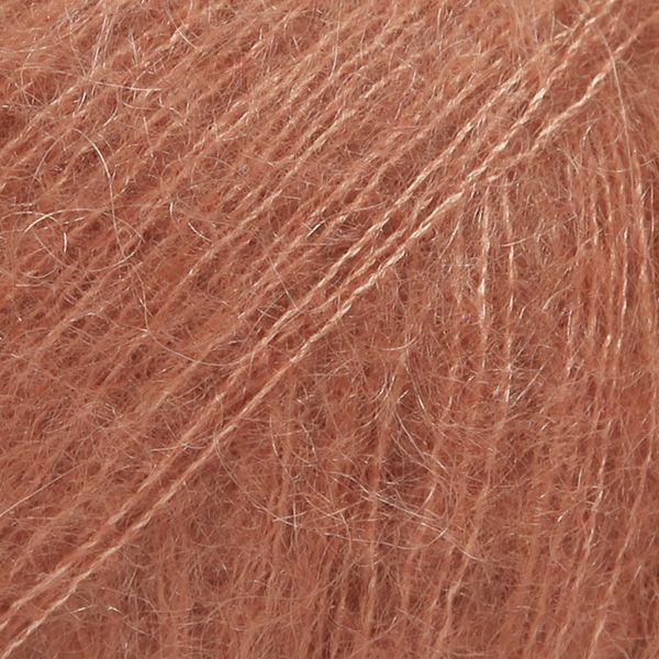 DROPS Kid-Silk Uni Color Garn - 25 g - Rost DROPS Kid-Silk Uni Color Garn - 25 g - Rost