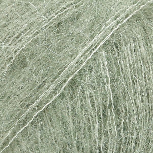 DROPS Kid-Silk Uni Color Garn - 25 g - Salbeigrün DROPS Kid-Silk Uni Color Garn - 25 g - Salbeigrün