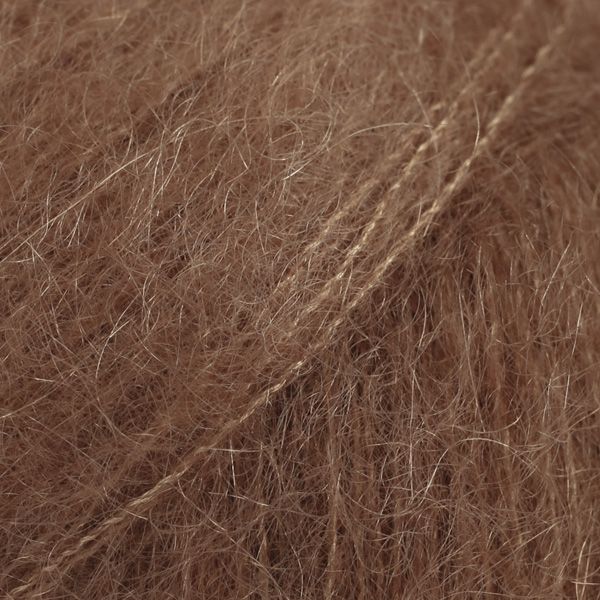 DROPS Kid-Silk Uni Color Garn - 25 g - Schokolade DROPS Kid-Silk Uni Color Garn - 25 g - Schokolade