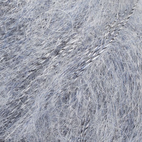 DROPS Kid-Silk Uni Color Garn - 25 g - Blue Wind DROPS Kid-Silk Uni Color Garn - 25 g - Blue Wind