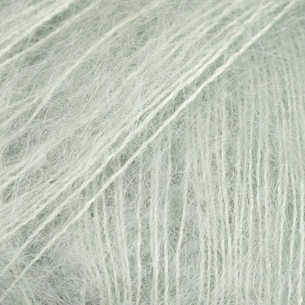 DROPS Kid-Silk Uni Color Garn - 25 g - Soft Mint DROPS Kid-Silk Uni Color Garn - 25 g - Soft Mint
