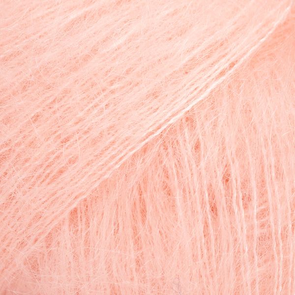 DROPS Kid-Silk Uni Color Garn - 25 g - Light Peach DROPS Kid-Silk Uni Color Garn - 25 g - Light Peach