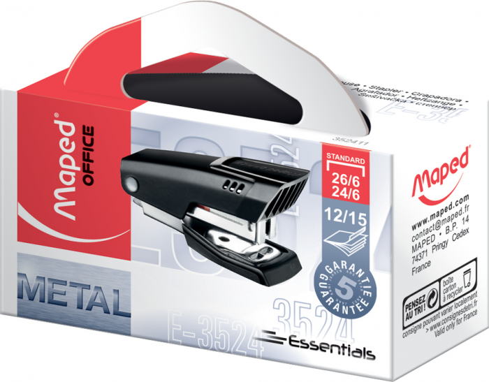 Heftgerät - Maped - Essentials Metal Mini 24/6-26/6 Heftgerät - Maped - Essentials Metal Mini 24/6-26/6