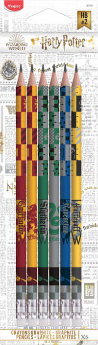 Harry Potter - Bleistifte im 6er-Pack Harry Potter - Bleistifte im 6er-Pack