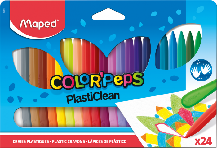 Das Buntstiftset - Maped - Color'Peps 24 Kunststoffstifte Das Buntstiftset - Maped - Color'Peps 24 Kunststoffstifte