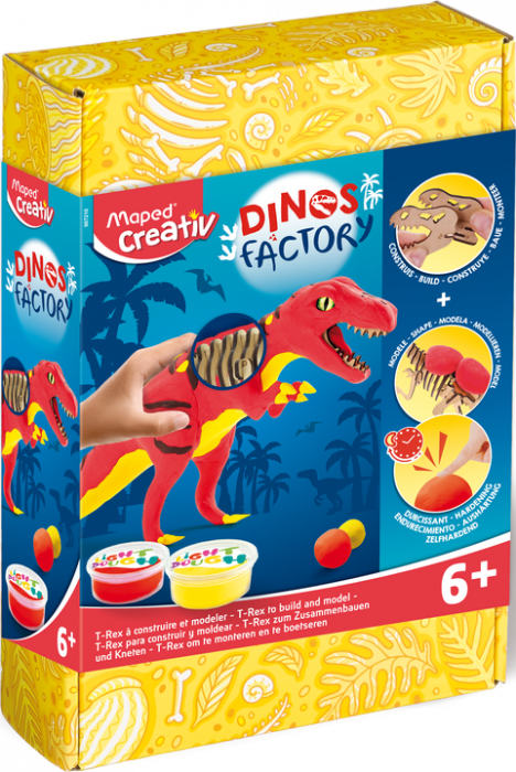 Tonset - Maped - Dinosaurierfabrik T-Rex (6+ Jahre) Tonset - Maped - Dinosaurierfabrik T-Rex (6+ Jahre)