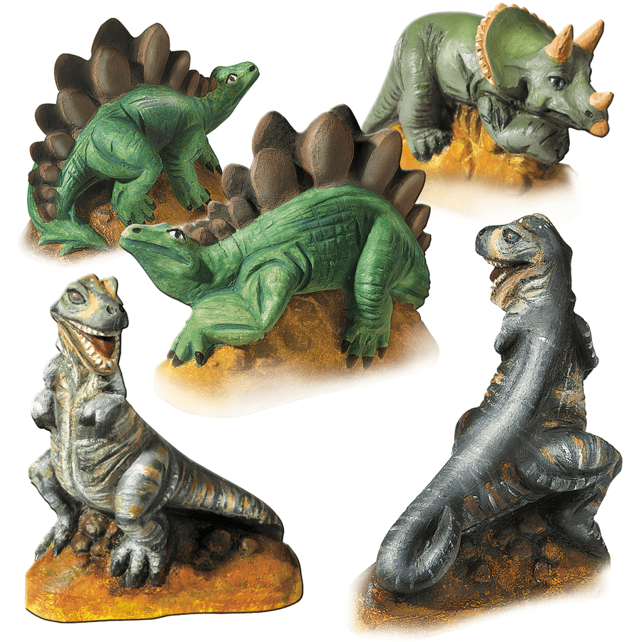 Dinosaurier gieen und bemalen