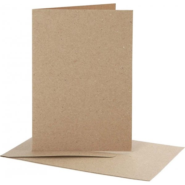 Postkarte mit Umschlag - Natur - 10,5 x 15 cm - 10 Stk