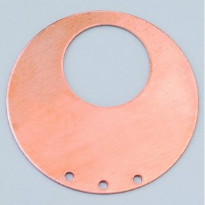 Anhänger ø 42 mm - rund 3-Loch Anhänger ø 42 mm - rund 3-Loch