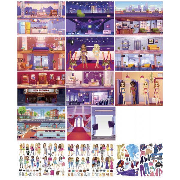 Stickerbuch - \\\"Dress us up\\\"