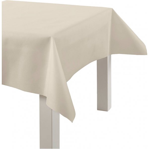 Tischdecke aus Stoffimitat - Creme - 10 m