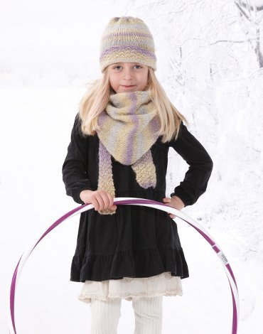 Strickmuster - Mtze und Schal