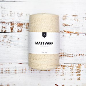 Teppichkette - Järbo-Garn - 500 g - ungebleicht Teppichkette - Järbo-Garn - 500 g - ungebleicht