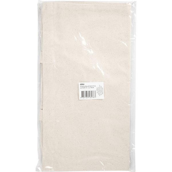 Textiltasche mit Bodenfalte - Baumwoll-Canvas Textiltasche mit Bodenfalte - Baumwoll-Canvas