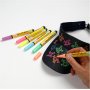Deko-Textilstifte - 3 mm - Neonfarben - 6 Stk