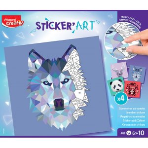 Bastelset - Maped - Sticker-Kunst (ab 6 Jahren) Bastelset - Maped - Sticker-Kunst (ab 6 Jahren)
