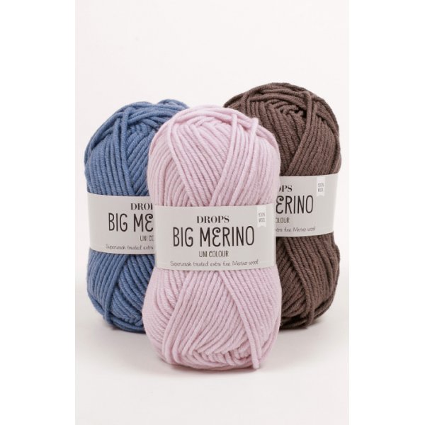 Drops Big Merino-Garn - 50 g (ca. 20 verschiedene Farben zur Auswahl) Drops Big Merino-Garn - 50 g (ca. 20 verschiedene Farben zur Auswahl)