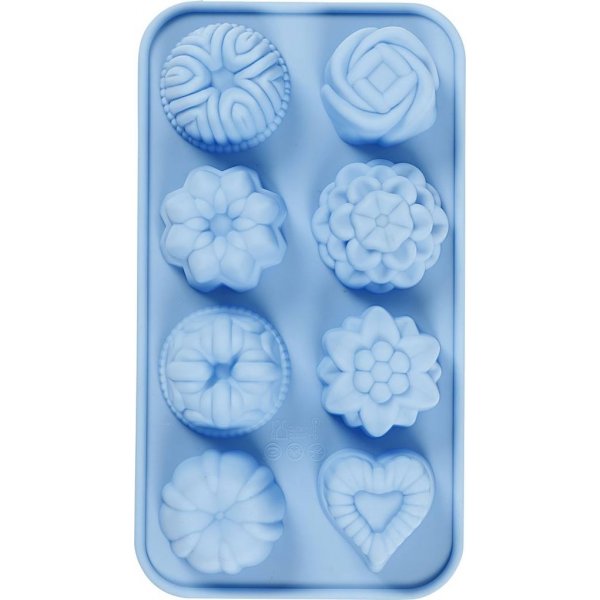 Silikonform - kleine Shortbread-Kekse