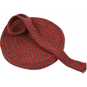 Schlauchgewirke - B30 mm - Weihnachtsrot/Grau - 10 m Schlauchgewirke - B30 mm - Weihnachtsrot/Grau - 10 m