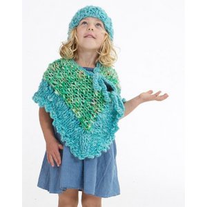 Strickanleitung - Gestrickter Poncho und Mütze Strickanleitung - Gestrickter Poncho und Mütze