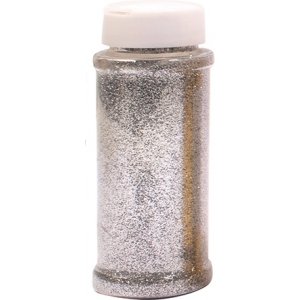 Glitzer streuen feines Silber Glitzer streuen feines Silber