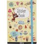 Buch mit Aufklebern