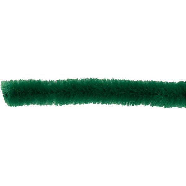 Pfeifenreiniger - 6 mm - dunkelgrn - 50 Stk