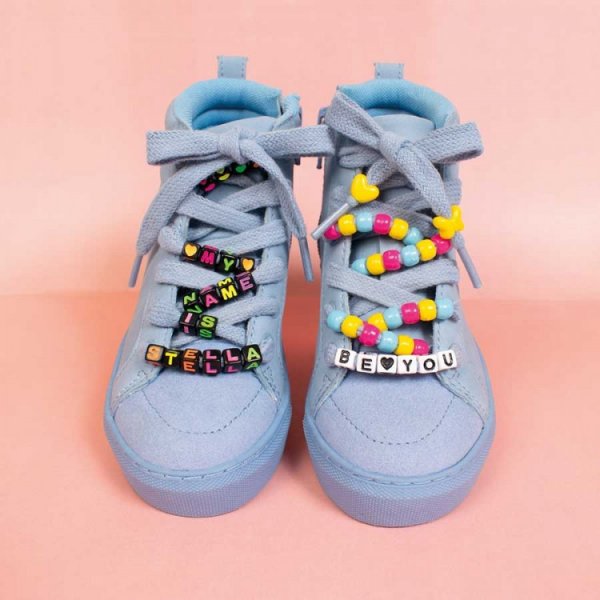 Buchstabenperlen Neon  7mm - ca. 300 Stk