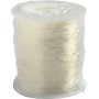 Elastischer Schmuckfaden - 1 mm - rund - 50 m