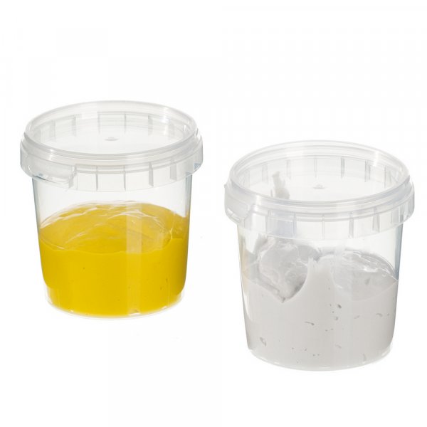 Silikon-Modelliermasse - wei/gelb 100 g + 100 g 2-Komponenten
