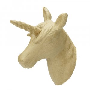 PappArt Figur Einhorn-Trophäe - 21x26x11,5 cm PappArt Figur Einhorn-Trophäe - 21x26x11,5 cm