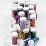 Glitzer - gemischte Farben - 46 x 20 g