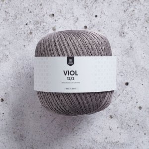 Violett 12/3 100 g - Grau Violett 12/3 100 g - Grau