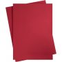 Farbiger Karton - Weihnachtsrot - A2 - 180 g - 10 Blatt
