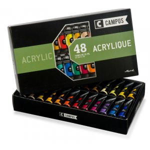 Acrylfarben-Set Campus - 48 x 21 ml Tuben Acrylfarben-Set Campus - 48 x 21 ml Tuben