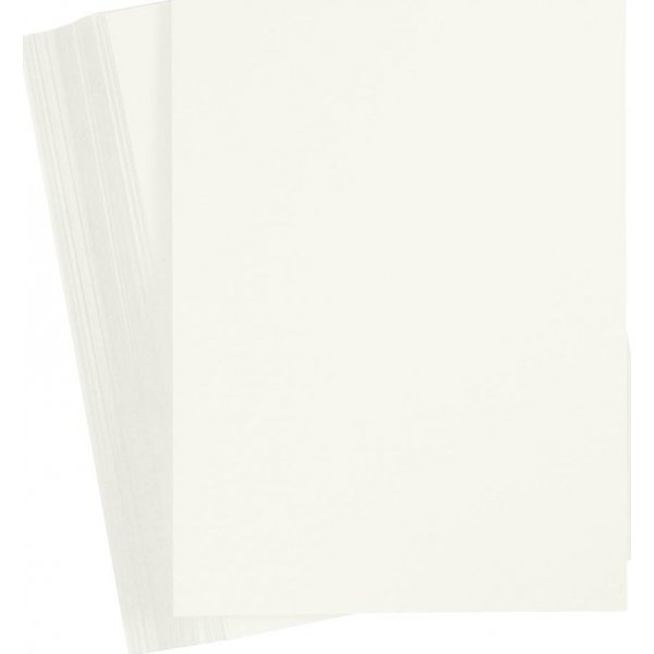 Farbiger Karton - gebrochenes Wei - A4 - 180 g - 100 Blatt