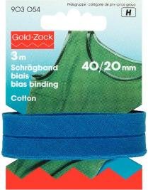 Schrägband Baumwolle blau Schrägband Baumwolle blau
