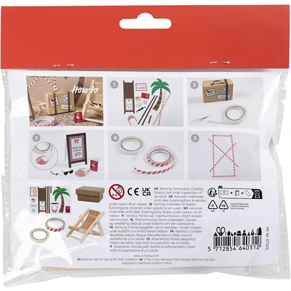 Mini-DIY-Kit Santa's Door - Im Urlaub Mini-DIY-Kit Santa's Door - Im Urlaub