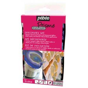 Dekorationsset - Pebeo - Fantasy Prisme 12x20ml Dekorationsset - Pebeo - Fantasy Prisme 12x20ml