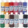 Plus Color Hobbyfarbe - Standardfarben - 12 x 250 ml